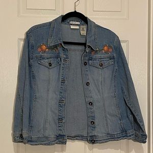 Embroidered Jean jacket